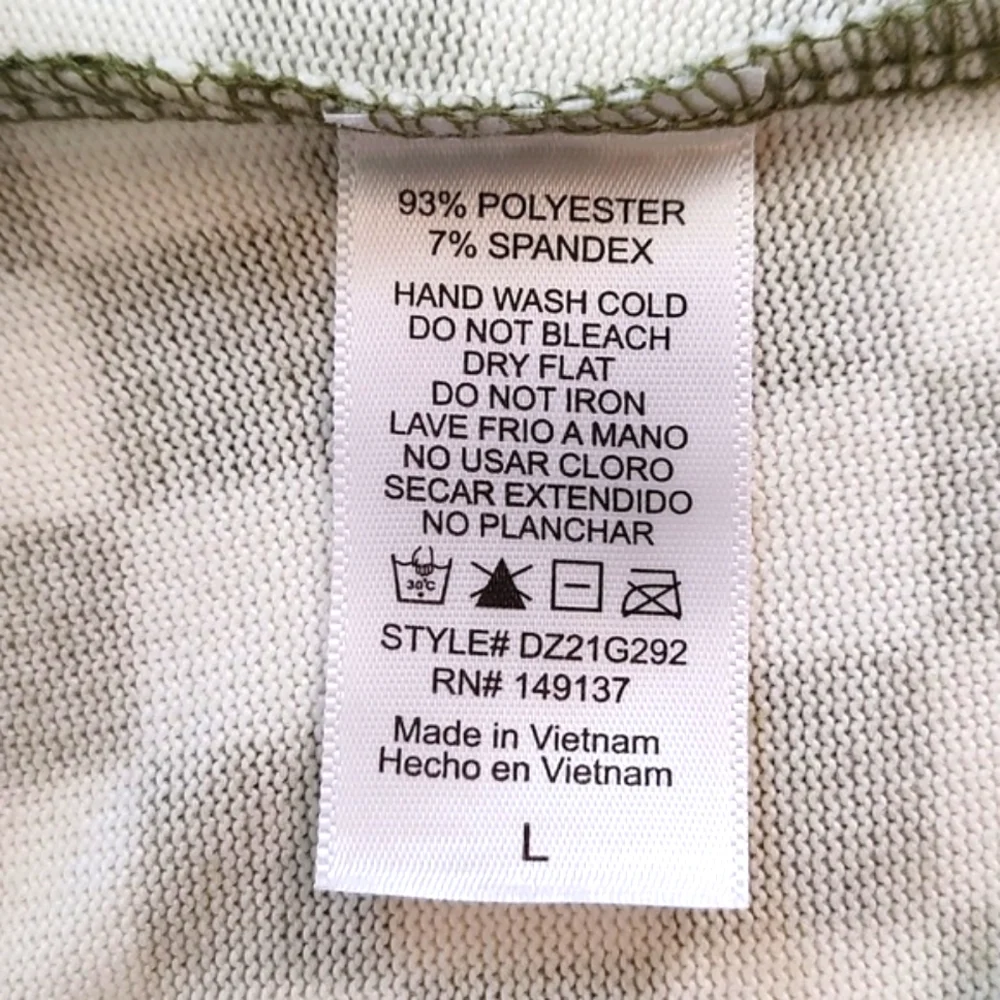 Double Zero Checkered Boxy Cropped Sweatshirt/ Size L - Picture 8 of 9